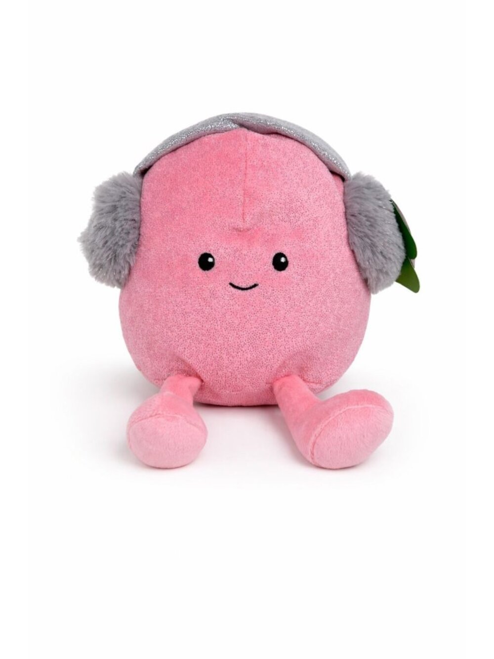 Gigglescape Gumdrop w/Gray Ear Muffs Plush Pink Limited Edition 2025